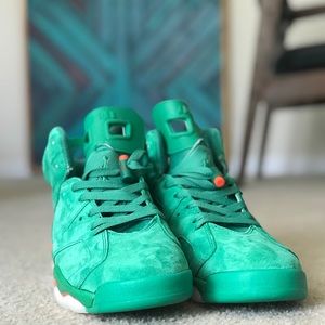 Air Jordan 6 Gatorade green suede